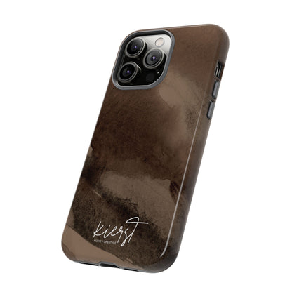 Brown Abstract iPhone Case