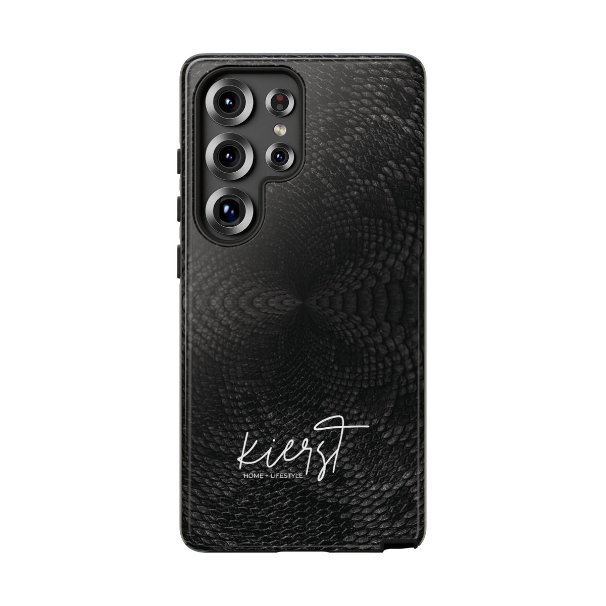 Black + Grey Snake Print Samsung Galaxy Phone Case