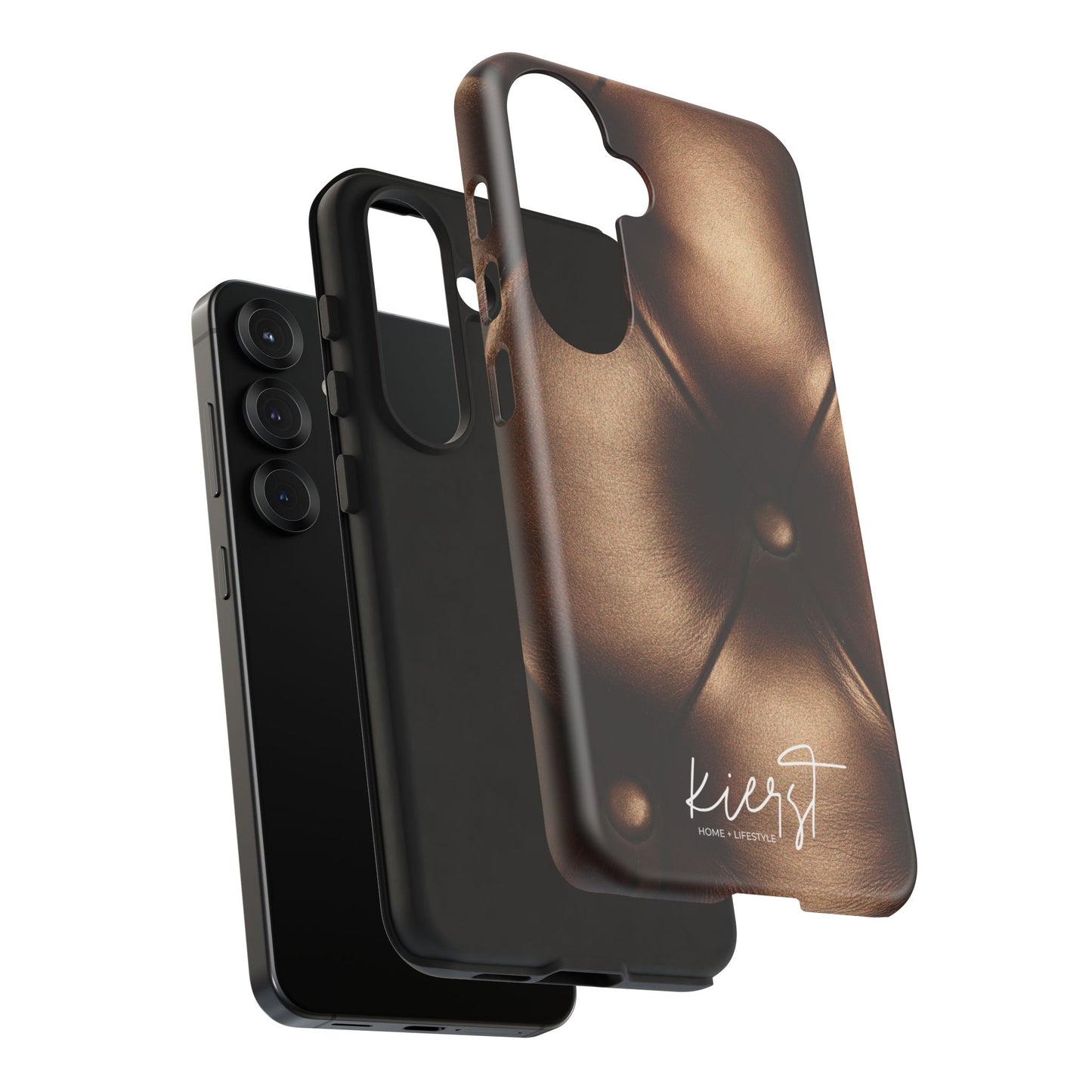 Bronze Tufted Print Samsung Galaxy Phone Case