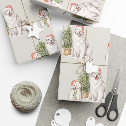 Christmas Dogs Gift Wrapping Paper