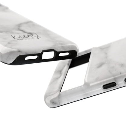 Lived-In White and Grey Marble Google Pixel Case | Elevated Essentials For Everyday