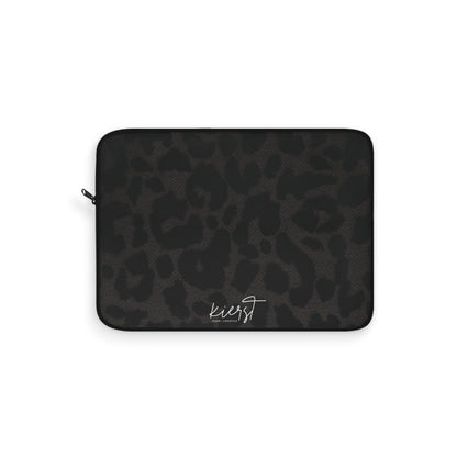 Black Leopard Laptop Sleeve | A Bold Neutral for On-the-Go Protection