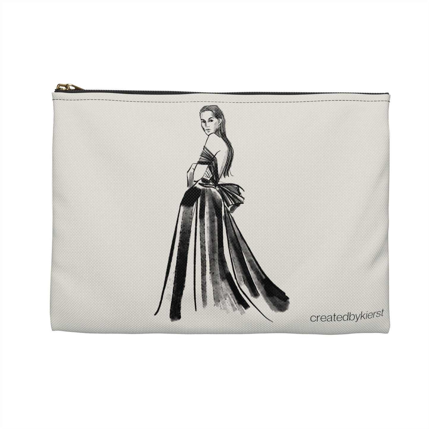 Fashion Illustration Accessory Pouch