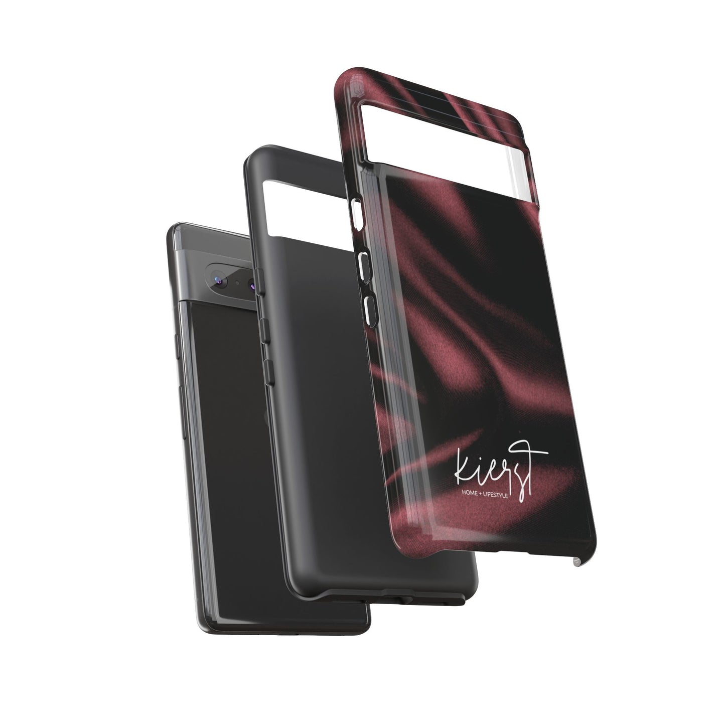 Signature Velvet Noir Silk Print Google Pixel Phone Case