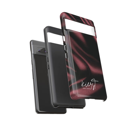 Signature Velvet Noir Silk Print Google Pixel Phone Case