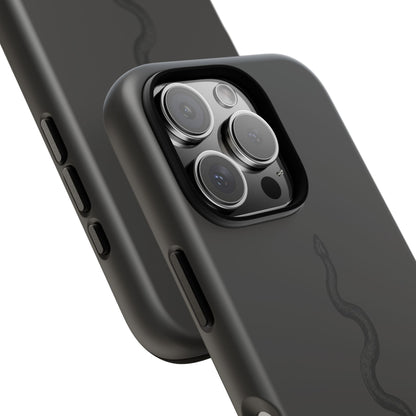 Long Black Snake iPhone Case | Subtle Edge, Quiet Power