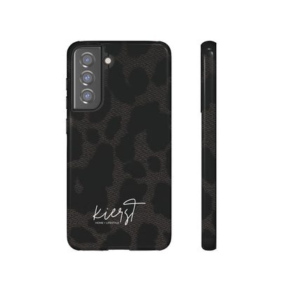 Black Leopard Samsung Galaxy Phone Case