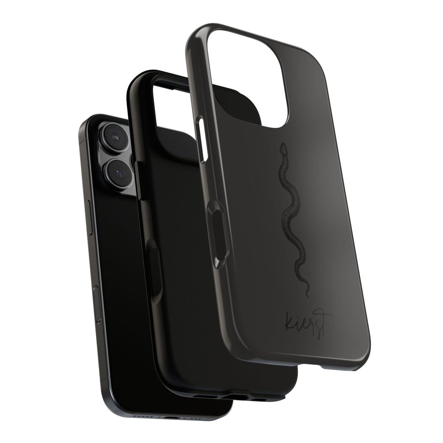Long Black Snake iPhone Case | Subtle Edge, Quiet Power