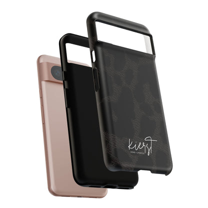 Black Leopard Google Pixel Phone Case | Striking Neutral, Wild Edge