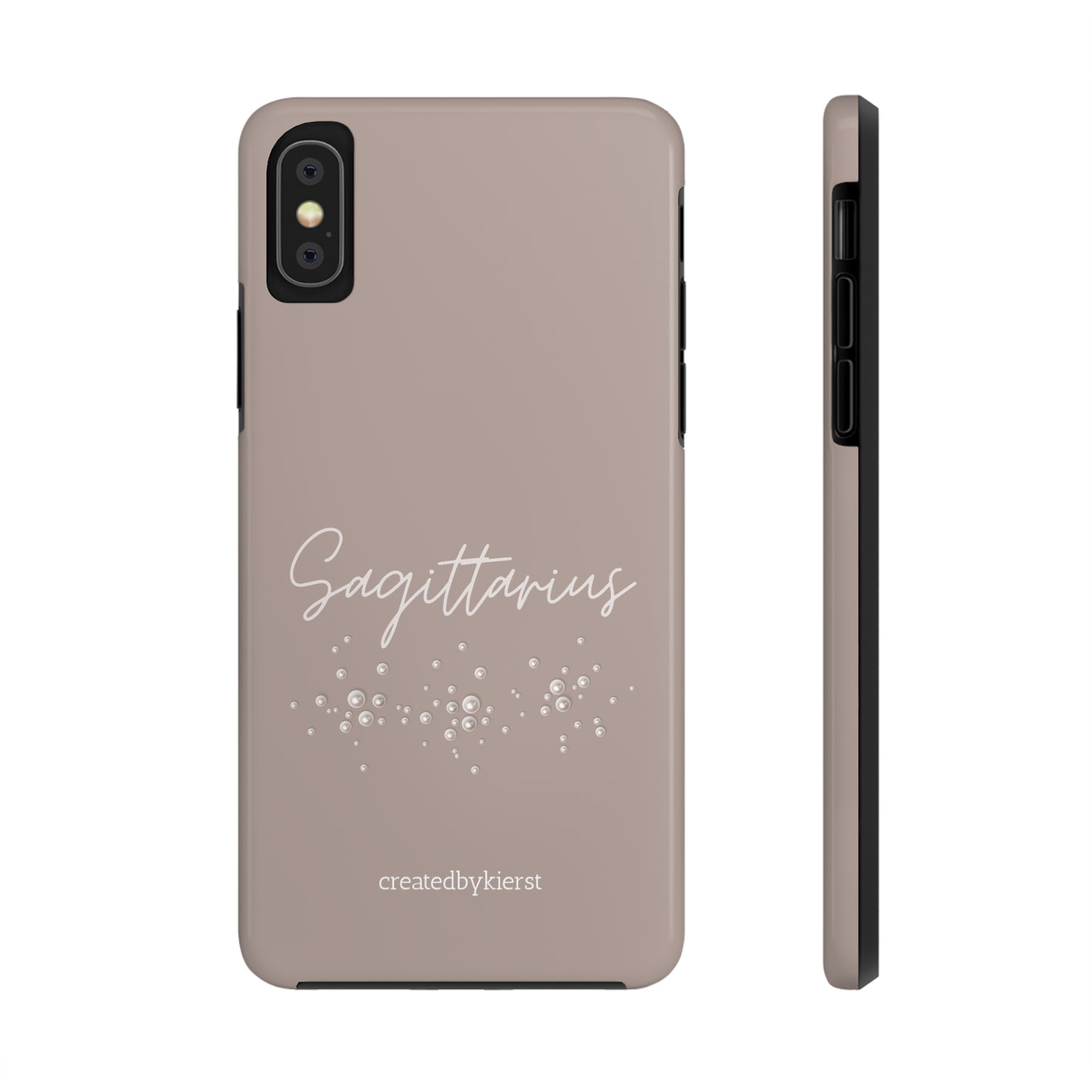 Sagittarius and Pearls iPhone Case