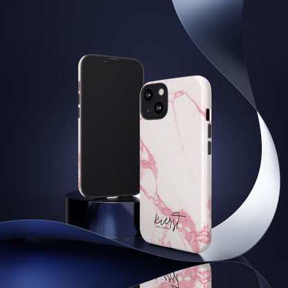 Pink & White Marble iPhone Case | Classic Elegance, Feminine Twist