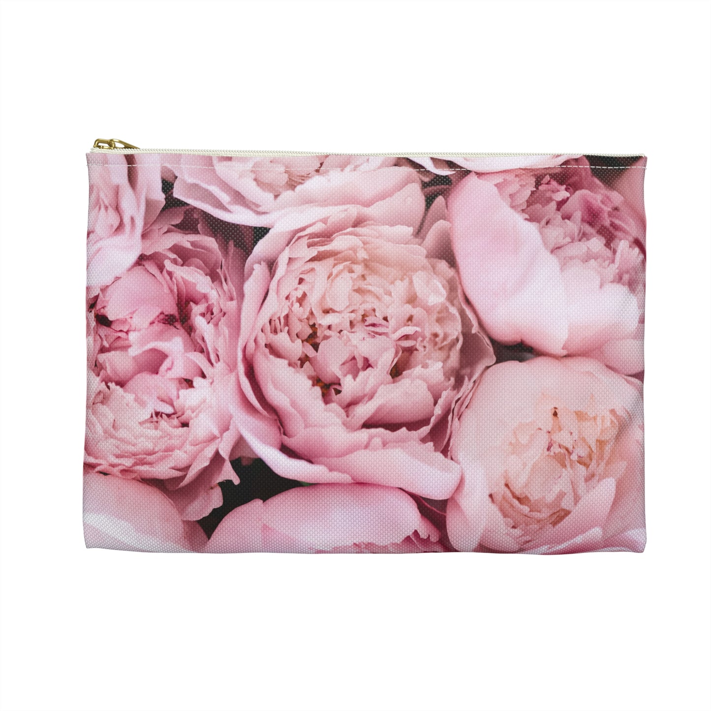 Pink Peonies Accessory Pouch