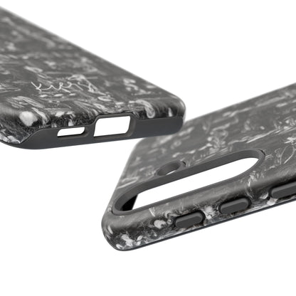 Grey Tweed Print Samsung Galaxy Phone Case