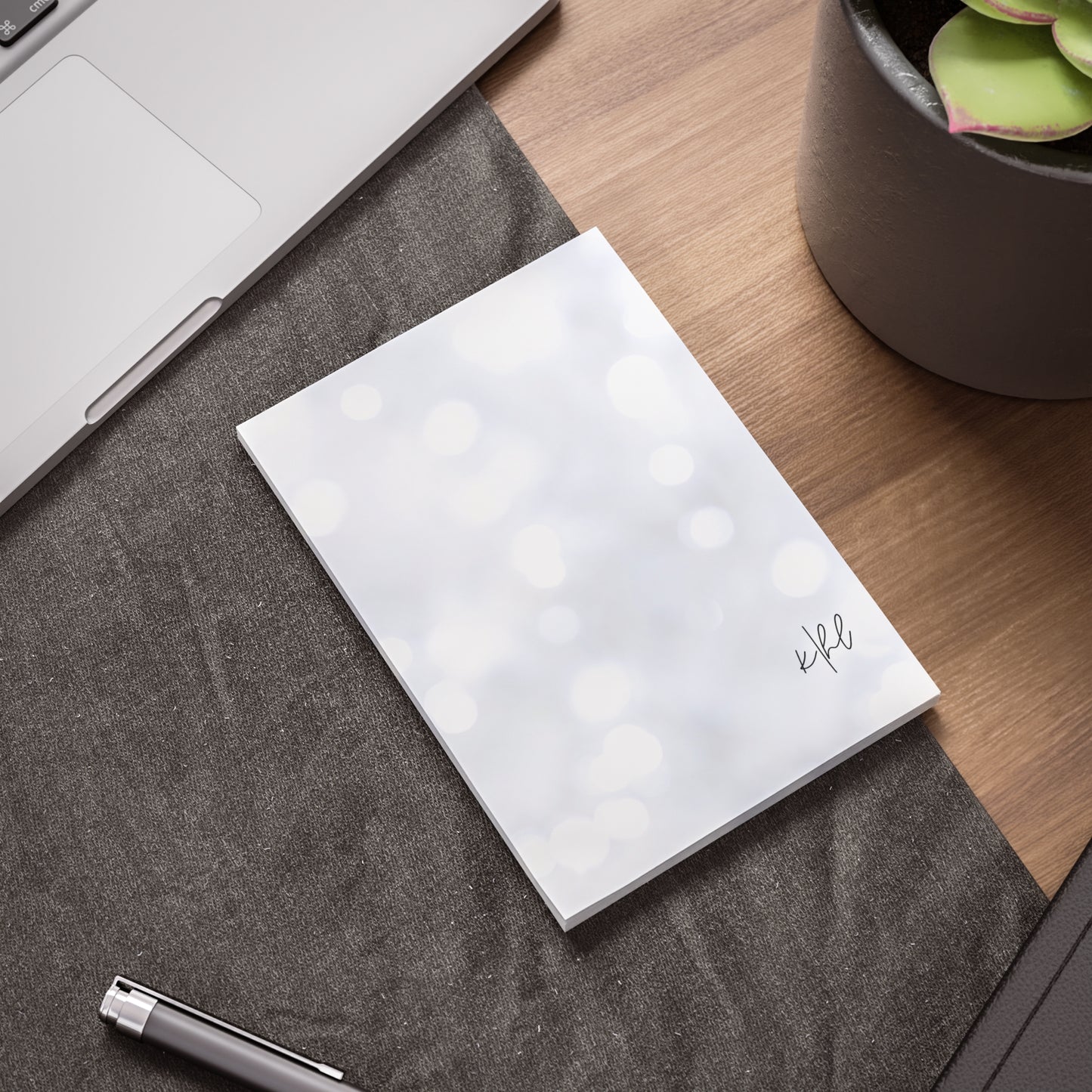 White Sparkle Post-it® Note Pad