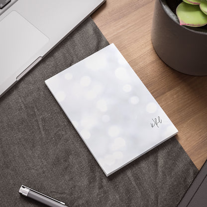White Sparkle Post-it® Note Pad