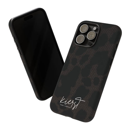 Black Leopard iPhone Case