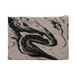 Taupe and Black Marble Accessory Pouch