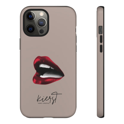 Retro Red Lips iPhone Case | Pop Art Meets Polished