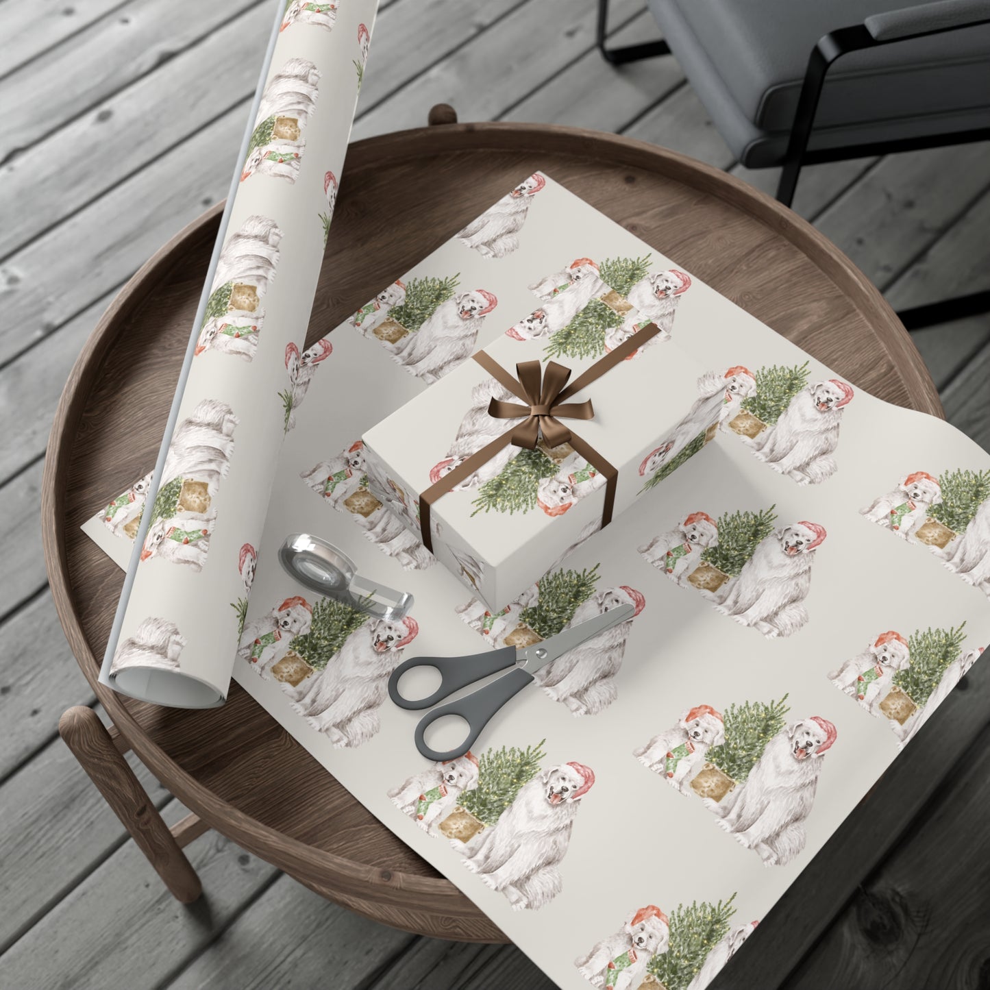 Christmas Dogs Gift Wrapping Paper