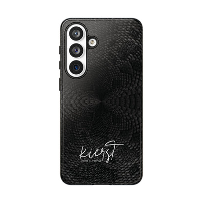 Black + Grey Snake Print Samsung Galaxy Phone Case