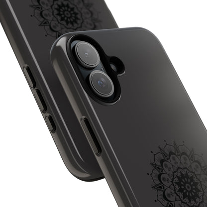 Black Mandala iPhone Case | Refined Calm in Every Curve