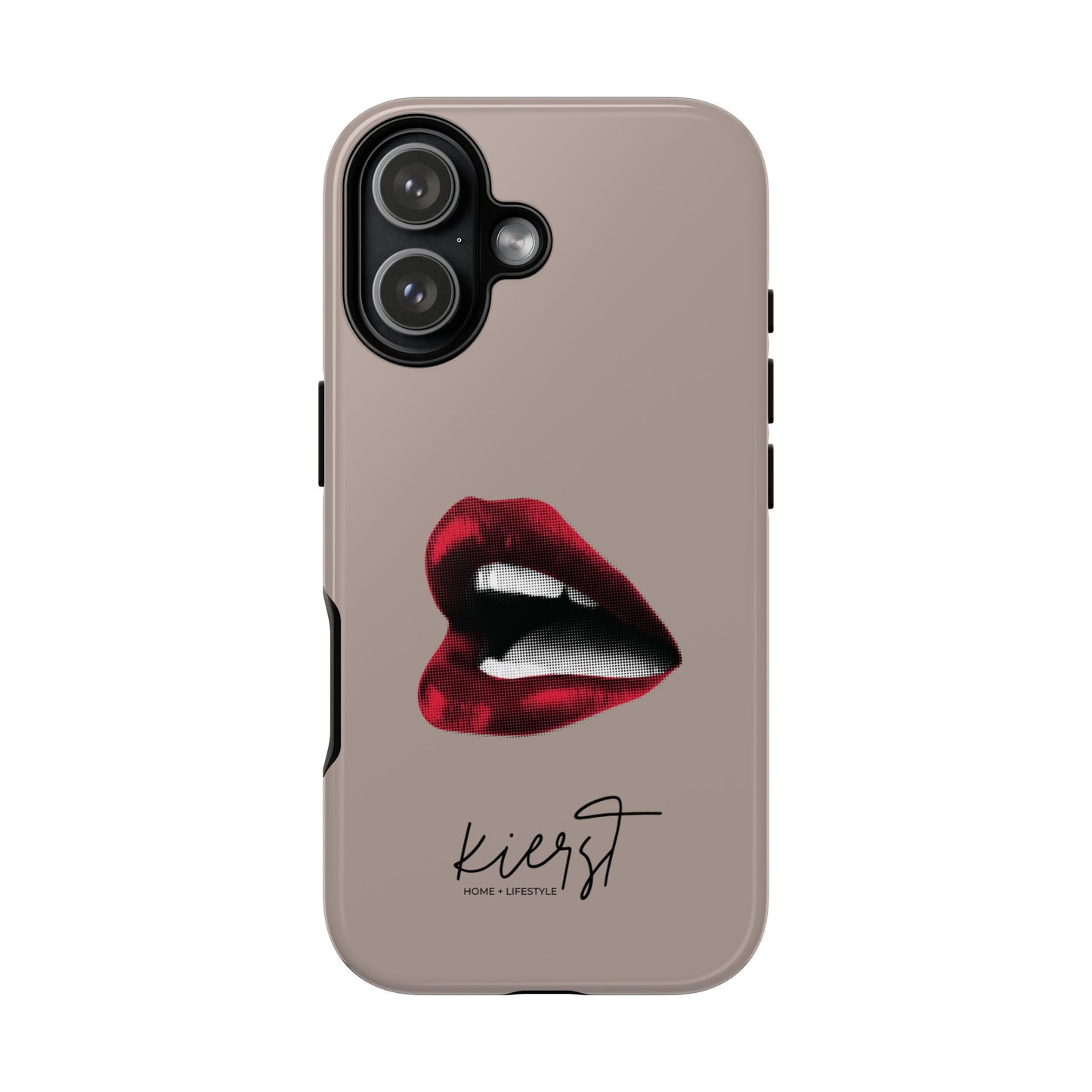 Vintage Red Lips iPhone Case | Pop Art Meets Polished