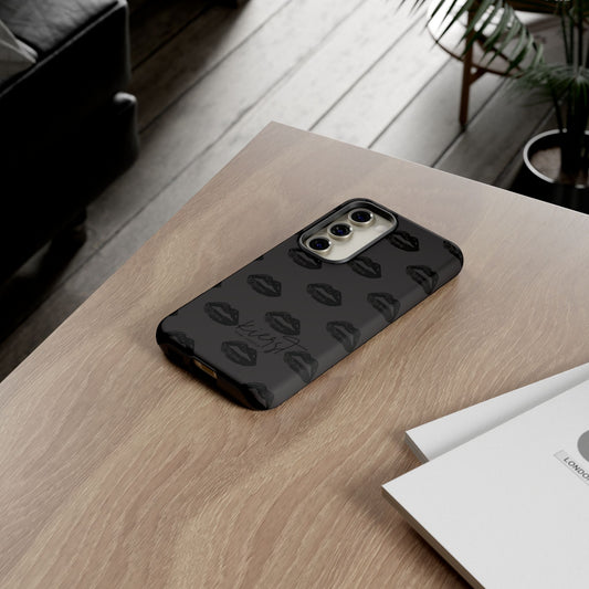 Black Lips Samsung Galaxy Phone Case