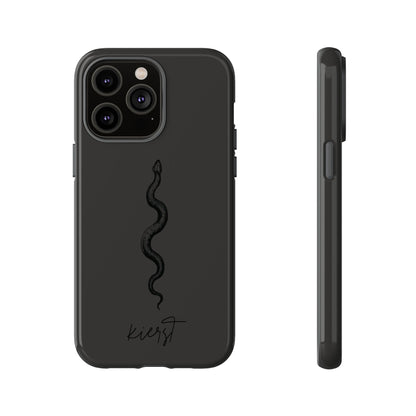 Long Black Snake iPhone Case | Subtle Edge, Quiet Power