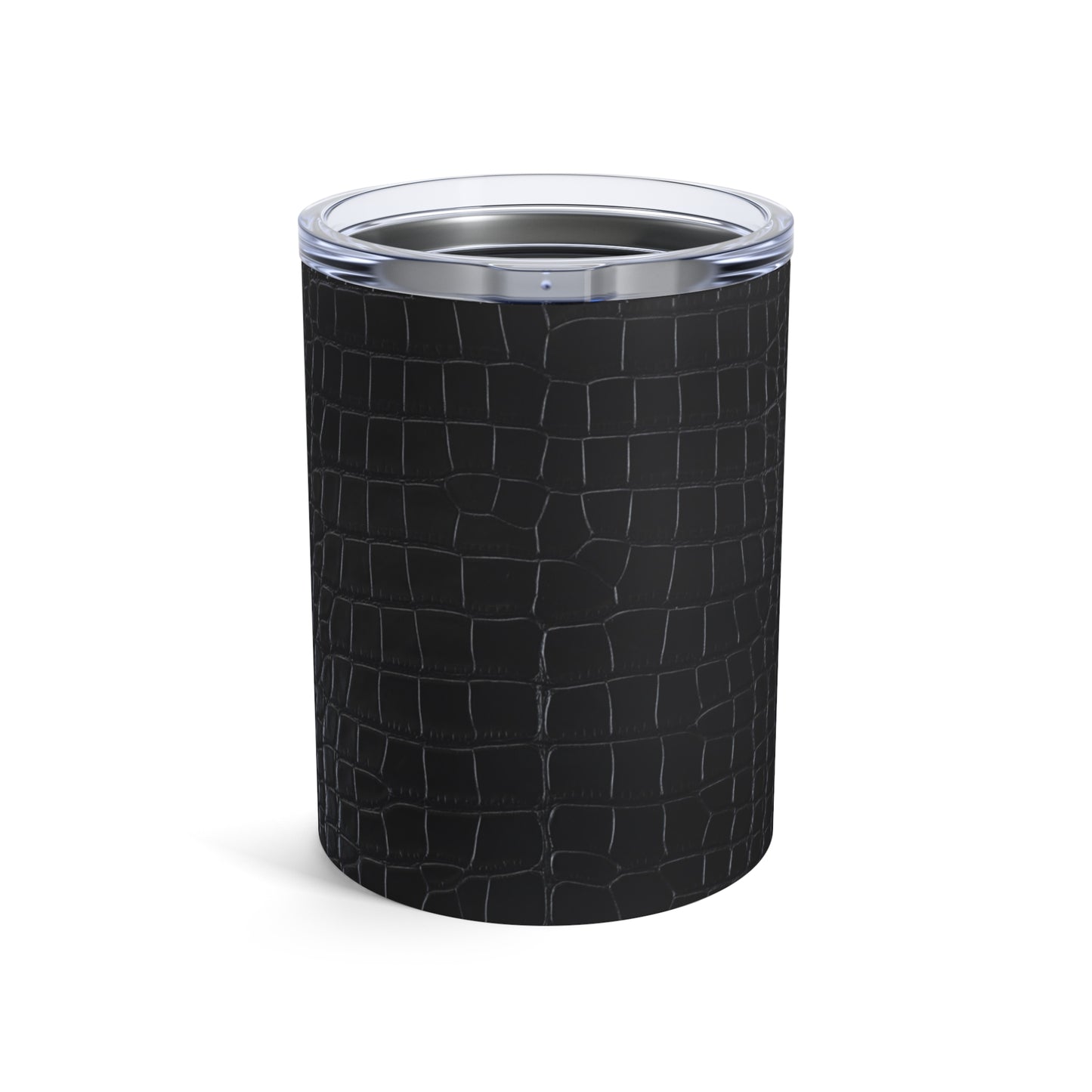 Black Crocodile Print Tumbler 10oz