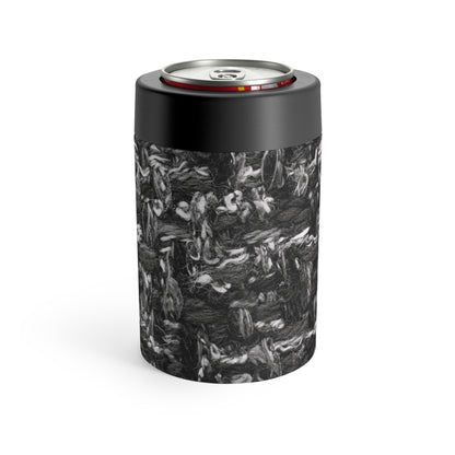 Grey Tweed Print Can Holder
