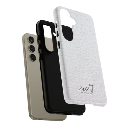 White Alligator Samsung Galaxy Case | Classic Texture Meets Modern Edge