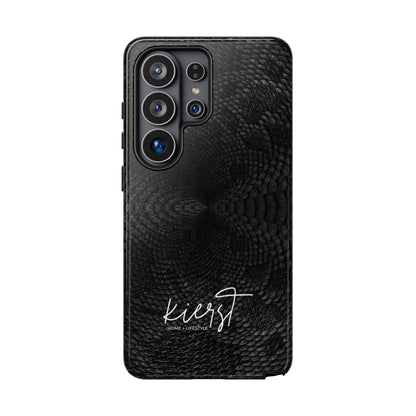 Black + Grey Snake Print Samsung Galaxy Phone Case