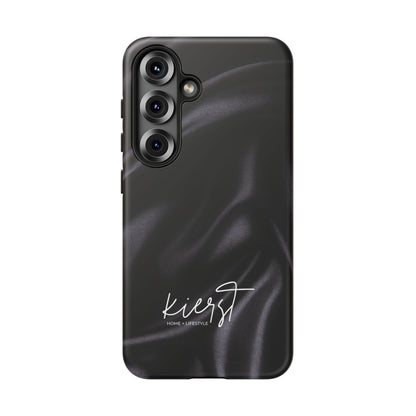 Black Silk Print Samsung Galaxy Phone Case