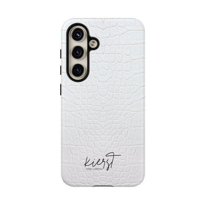 White Alligator Samsung Galaxy Case | Classic Texture Meets Modern Edge