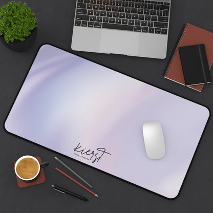 Lilac Marble Desk Mat