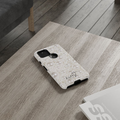 Various Pearls Google Pixel Case | Refined Shine Everyday Style