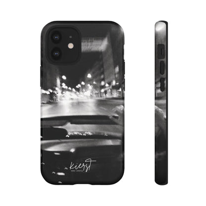 Faded Summer Nights iPhone Case | A Cinematic Blur of City Lights and Nostalgia