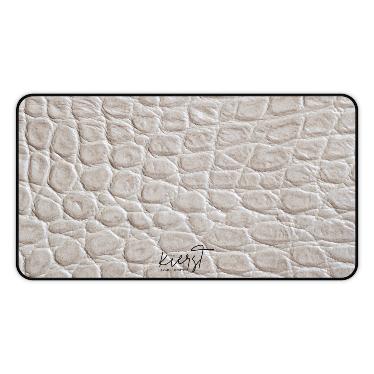 Cream Reptile Print Desk Mat