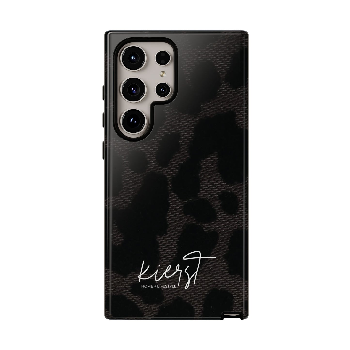 Black Leopard Samsung Galaxy Phone Case