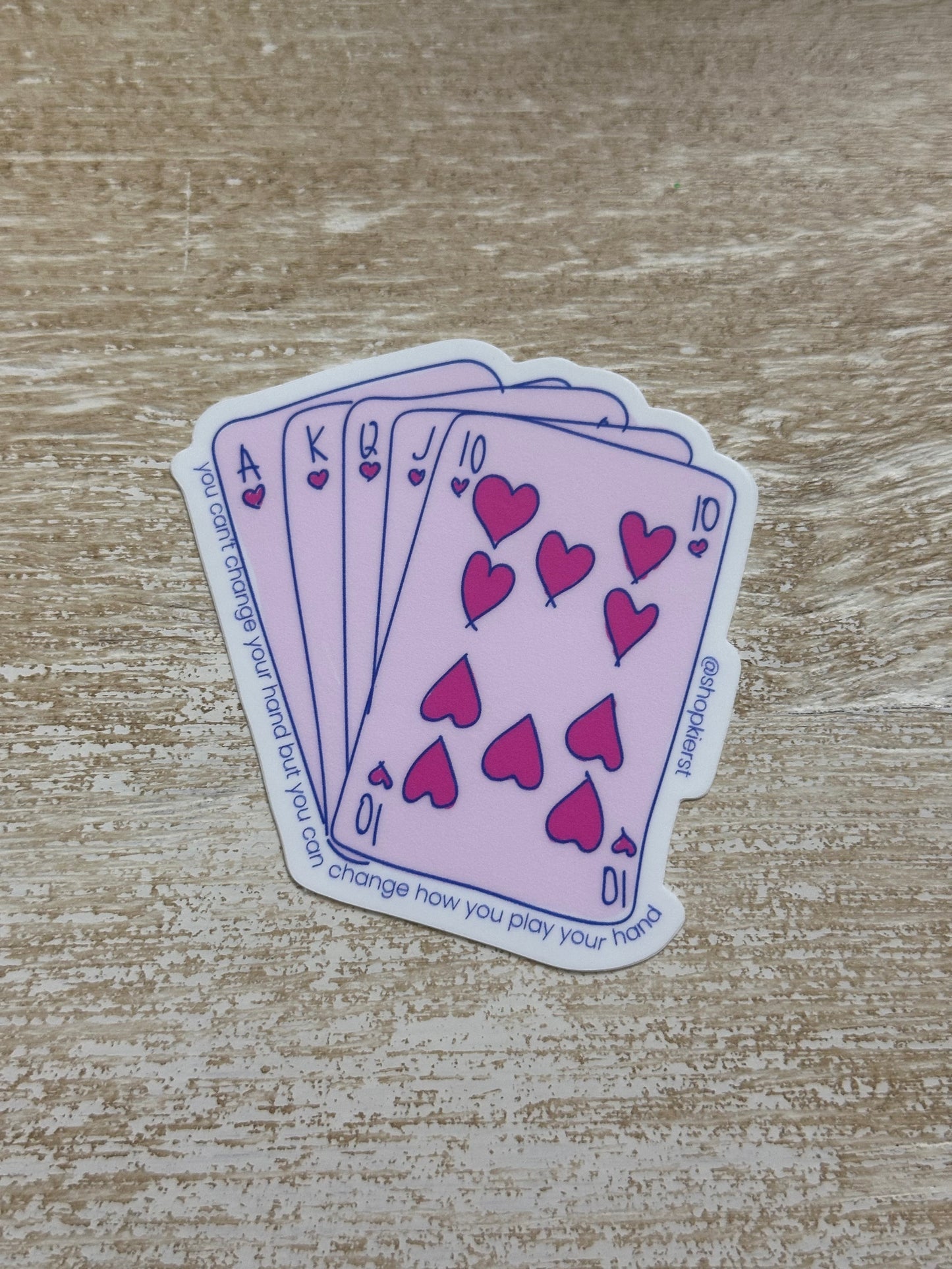 Cards Your Dealt Keychain