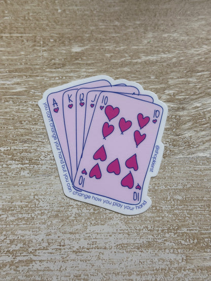 Cards Your Dealt Keychain