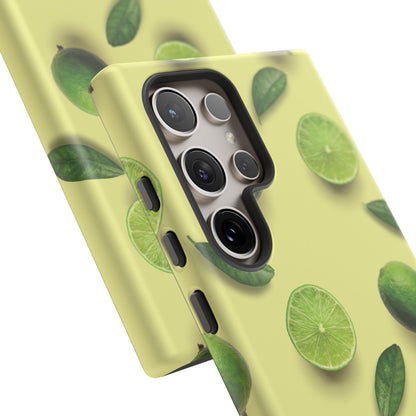 Limes Samsung Galaxy Phone Case | A Zesty Pop of Citrus and Style