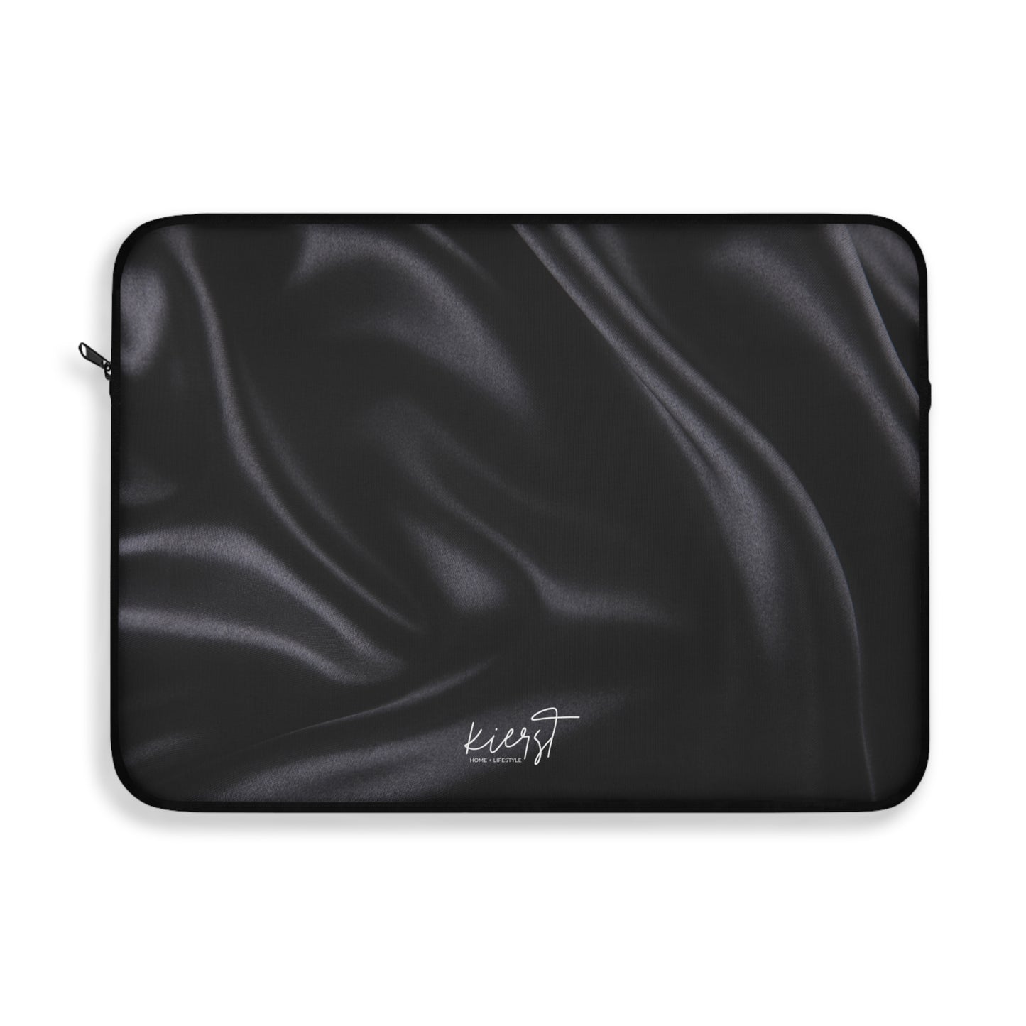 Black Silk Print Laptop Sleeve