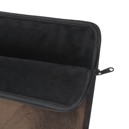 Brown Abstract Laptop Sleeve