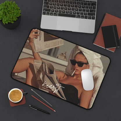 A Classic Affair Desk Mat | Vintage Glam Meets Modern Edge