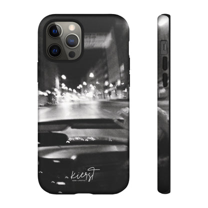 Faded Summer Nights iPhone Case | A Cinematic Blur of City Lights and Nostalgia