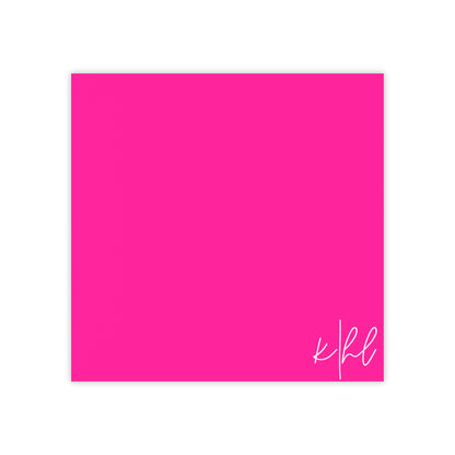 kierst Signature Hot Pink Post-it® Note Pad | Vibrant Sticky Notes for Bold Desks