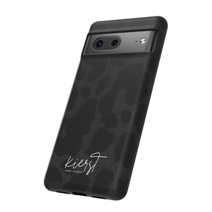 Black Leopard Google Pixel Phone Case | Striking Neutral, Wild Edge