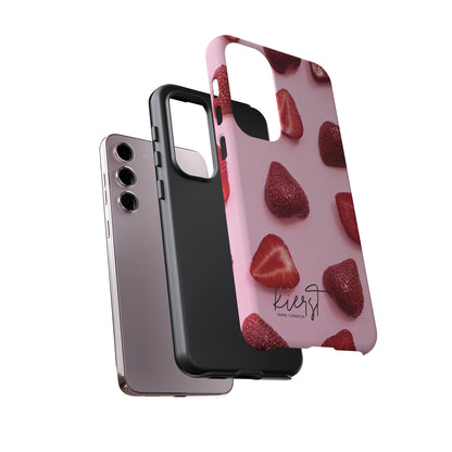 Strawberries Samsung Galaxy Phone Case | A Juicy Pop of Playfulness Meets Polished Design