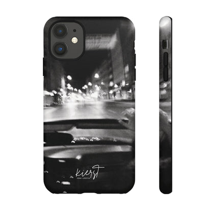Faded Summer Nights iPhone Case | A Cinematic Blur of City Lights and Nostalgia